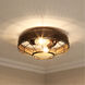 Ferris 2 Light 14 inch Copper Patina Flush Mount Ceiling Light